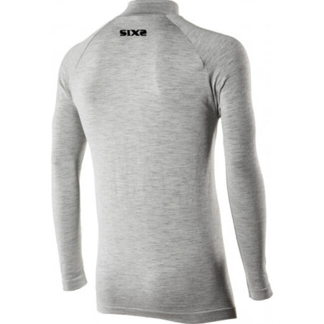 Six2 Maglia Termica Moto Wool Grey Unisex